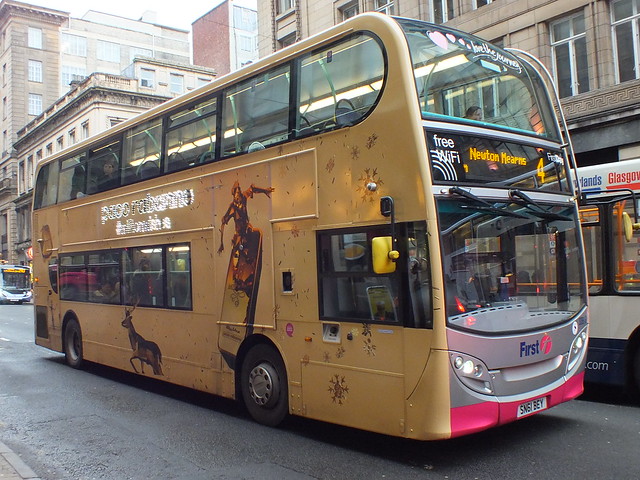 SN61BEY First Glasgow Enviro with Paco Rabanne wrap