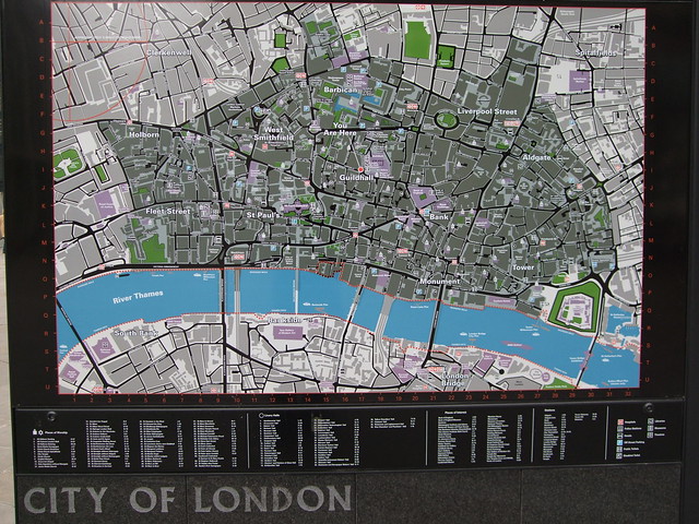 City of London map
