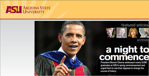 ASU 2009 Commencement given by President Obama