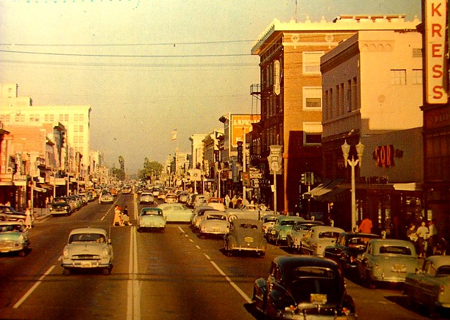 Vintage Post Card: Downtown Anaheim, California