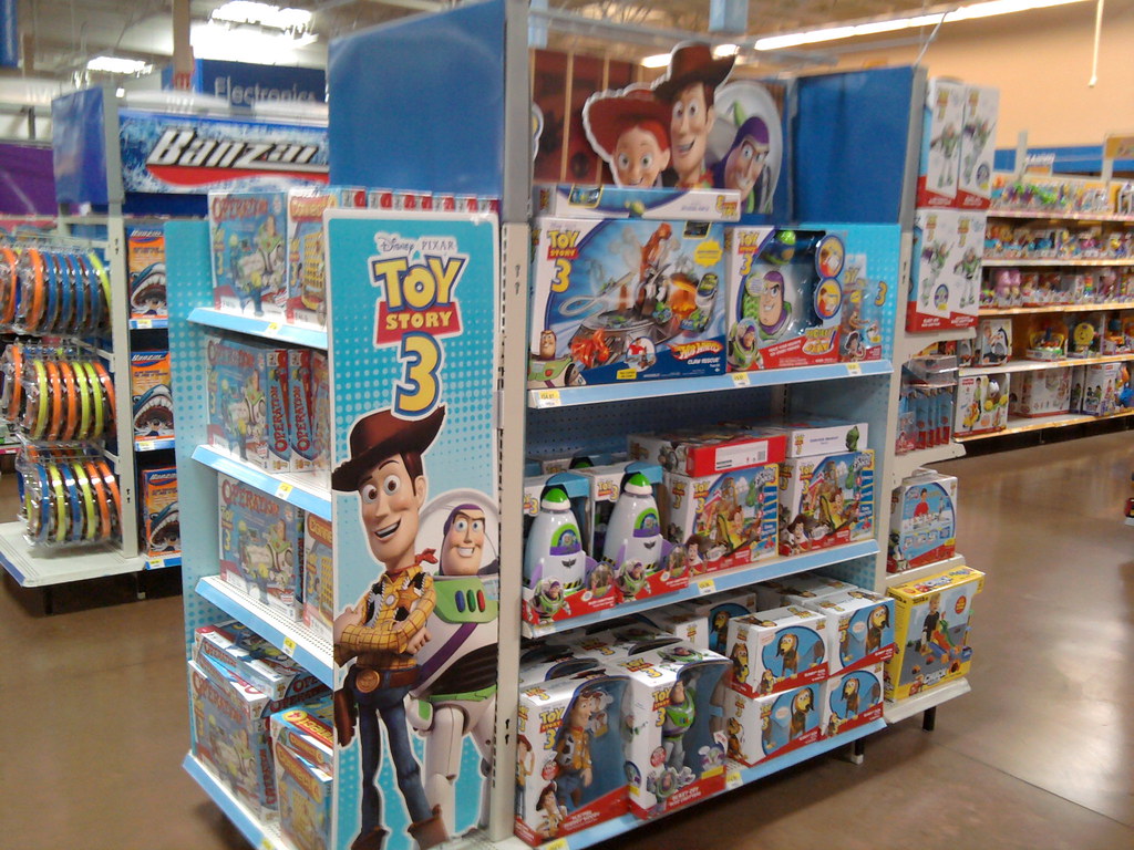 Toy Story 3 toys at Walmart | rhinomilk | Flickr
