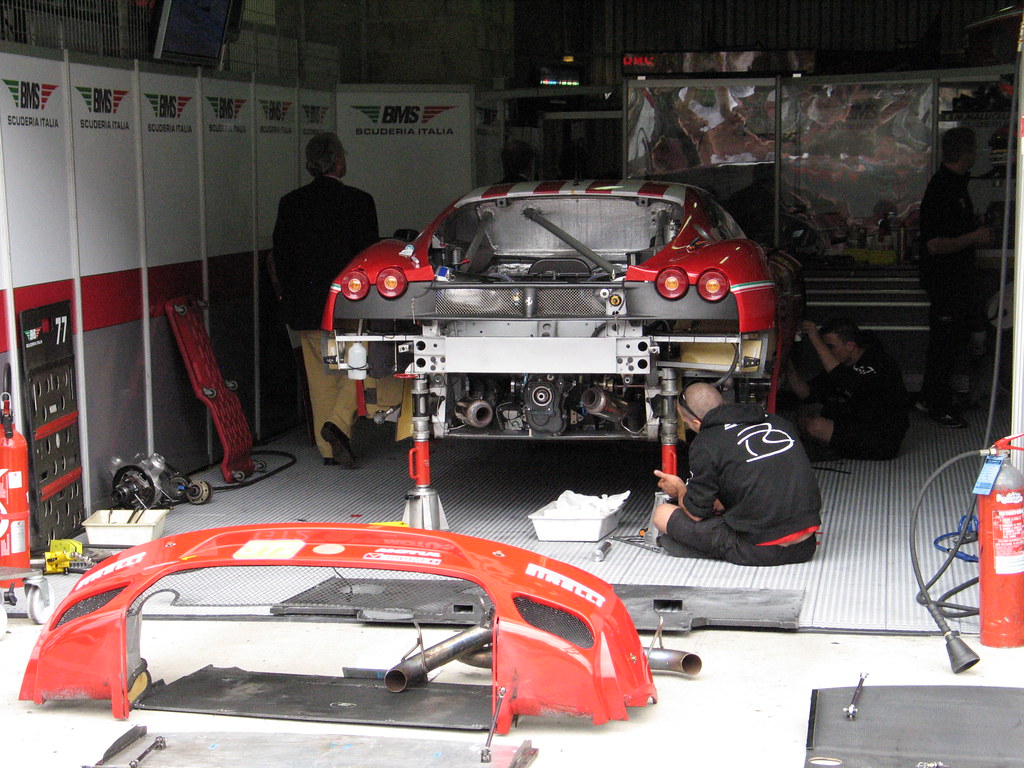 Ferrari 430 GT2 rear end cutaway - Mike Roberts - Flickr