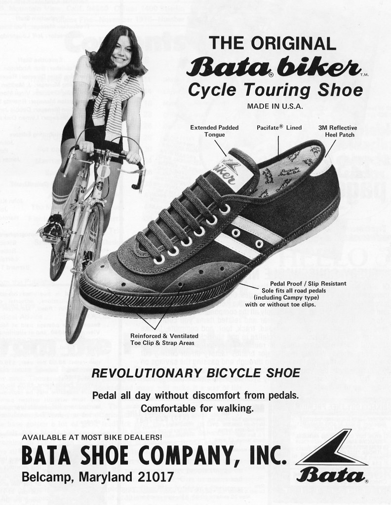 Details about   NOS Pair Bata Biker vintage cycling touring shoes canvas+rubber sole size 3 NIB 