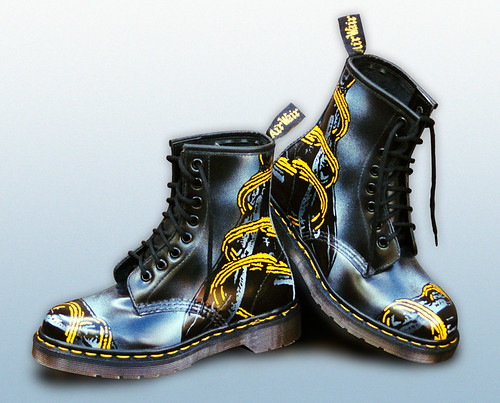 Custom Dr Martens - Laces (AirWair) | These boots were part … | Flickr