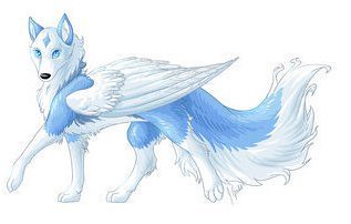Anime wolf | awesome BLUE anime wolf | ~♥ ((Bloodstar Miraku)) ♥~The  Vampire Neko | Flickr
