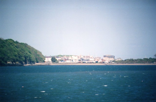 Beaumaris from Bangor pier with 300mm