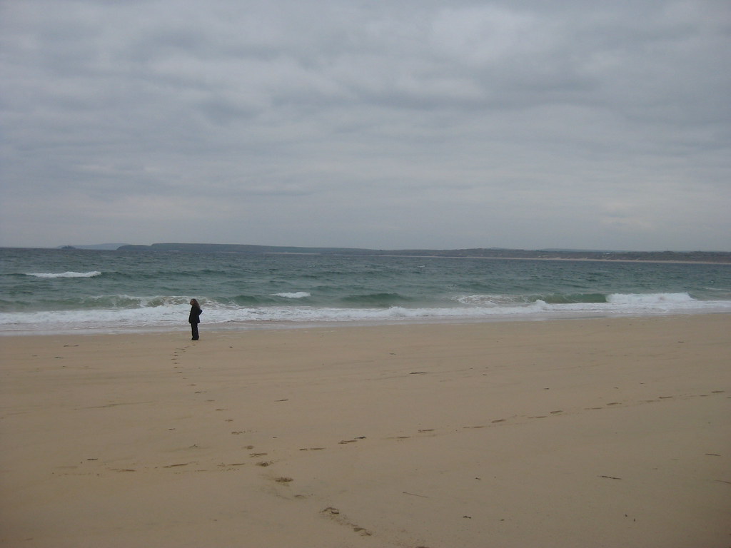 Heather on Porthminster Beach