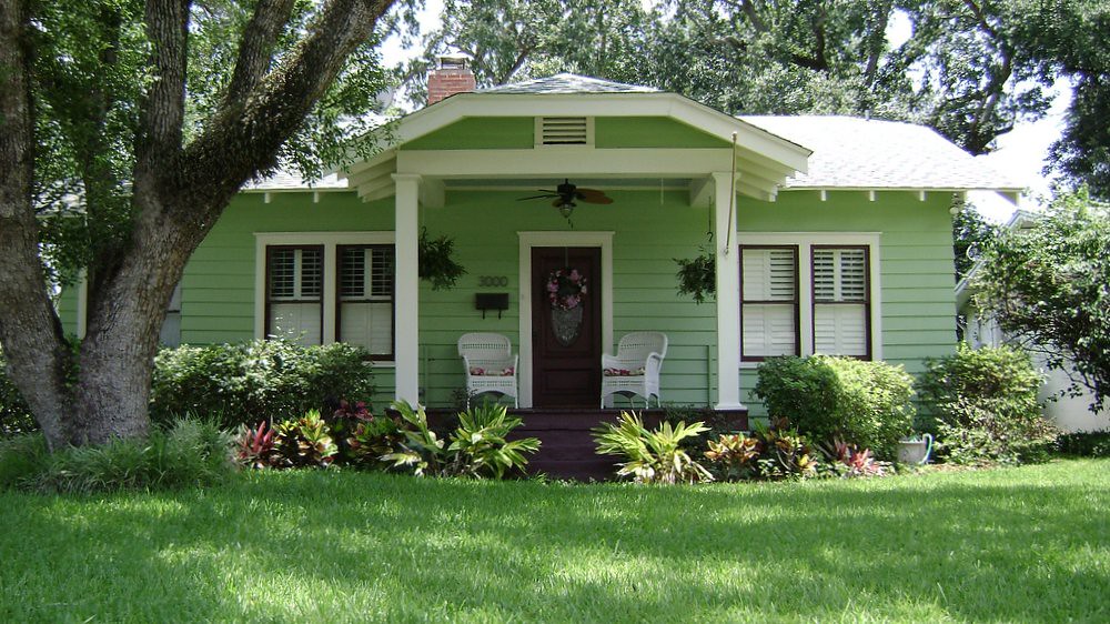 Great Green Bungalow | Perfectly charming in mint, with trim… | Flickr