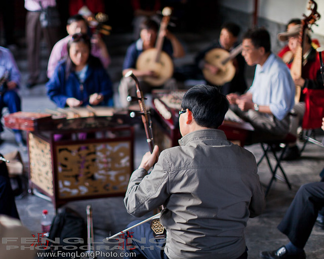 Music at Temple of Heaven, Beijing, China