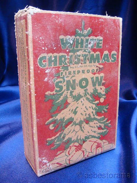 Vintage Asbestos Snow - White Christmas Tree