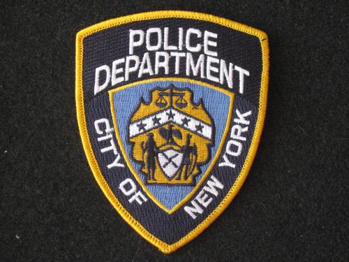 NYPD Schriftzug und Patch *TOLL* 