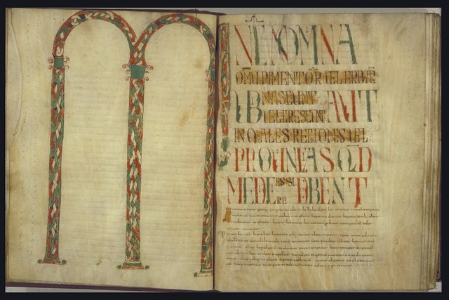 Eighth or Ninth Century manuscript of medical writings MS Hunter 96 (T.4.13)