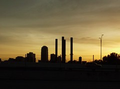 Southeast Steam Plant sunset