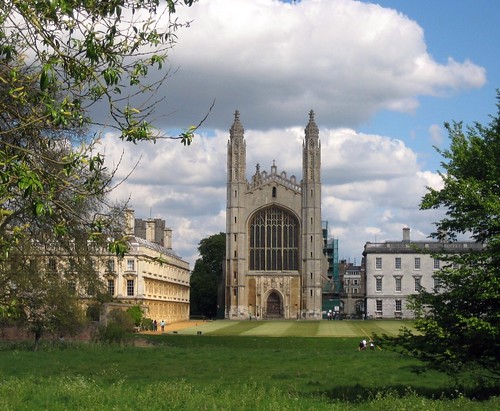King's College Chapel Shelford to Cambridge.