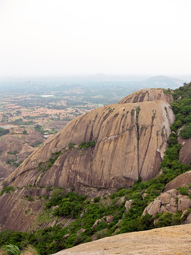 india mountain view hill granite aussicht karnataka indien savandurga hügel ind granit