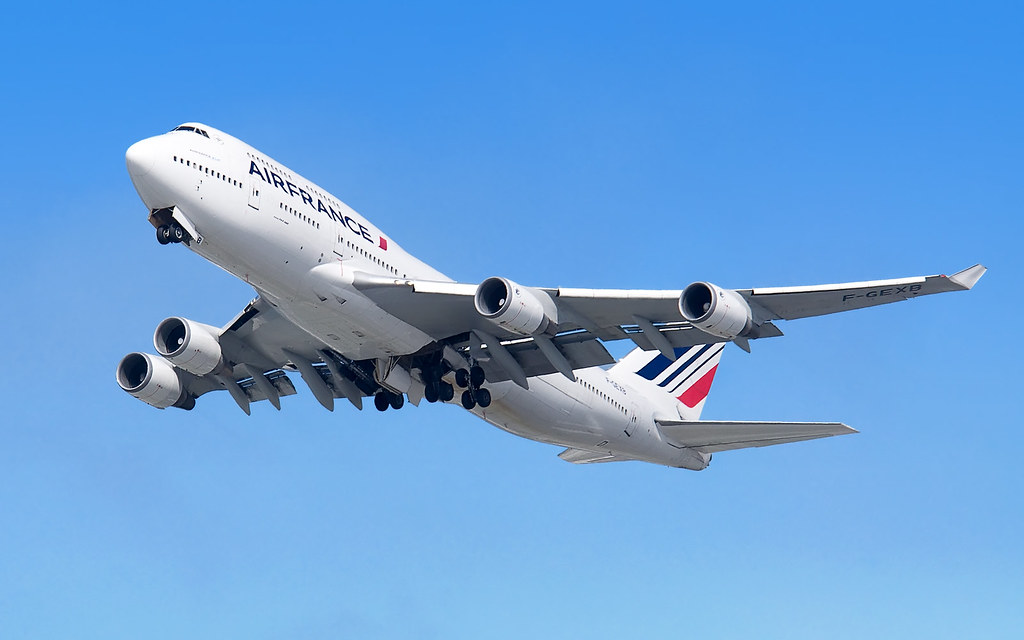 Air France 747 Departing SFO