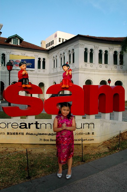 Isabella at the Singapore Art Museum