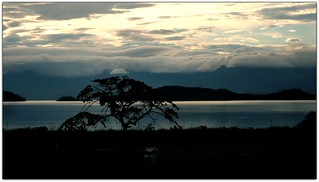 Atardecer en el lago
