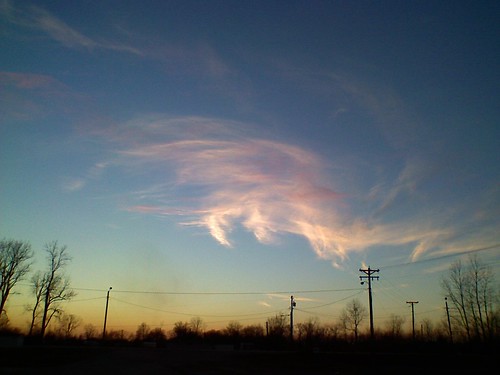 sunset sky cloud camphone 13megapixel mobilephotography lgvx8600 enjoyillinois ©rmstringerphotography
