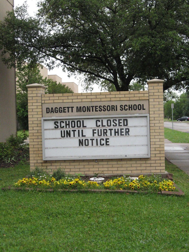 Closed until. School closed. Closed until Notice. Until further Notice the Office is closed. Further notice