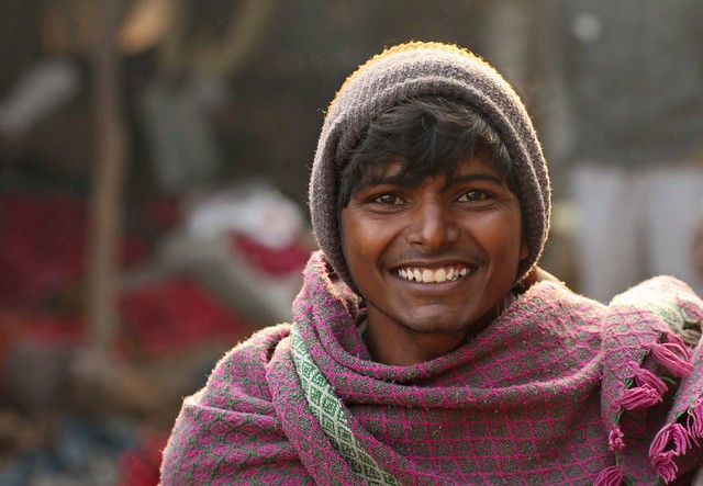 Delhi Teenage Guy Smiling - India Portraits