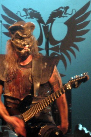 Nergal of Behemoth @ Stubb's - iPhone Wallpaper Background