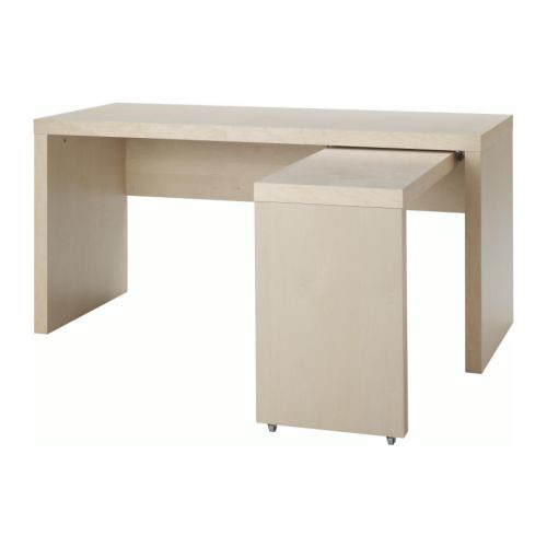 Binnenwaarts Dageraad klep IKEA Jonas desk with pull out panel birch veneer | Excellent… | Flickr