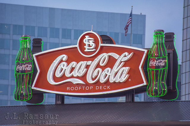 StL - Coca-Cola Rooftop Deck sign