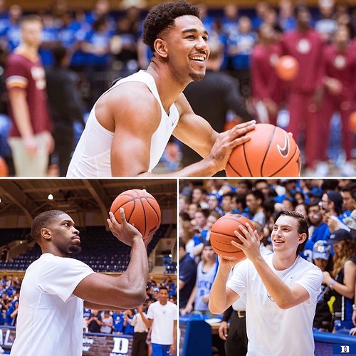 Duke beats Florida State 75-70. Thank you to our three Seniors Matt Jones, Nick Pagliuca and Amile Jefferson for everything you've given to this school and this program! We ???? you! | : @dukembb #GoDuke #DukeFamily