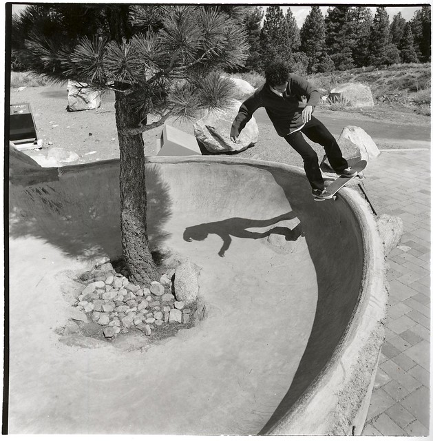 Geoffrey Boardslide at Mammoth Skatepark