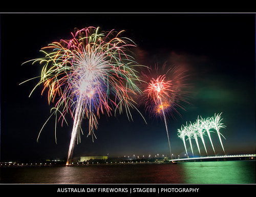 Australia Day Fireworks by Sam Ilić