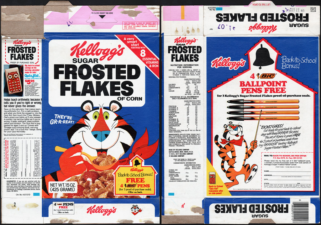 Details about   Supermarket Set Vintage 1980’s With Frosted Flakes & Name Tag 