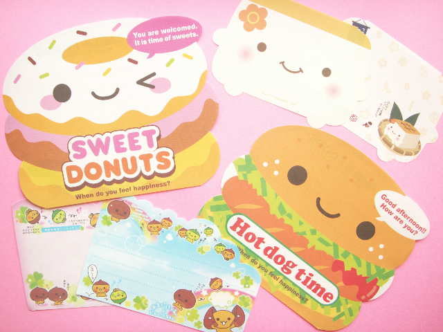 Kawaii Memo Sheets Stationery Paper Happy Smile Cute Japan