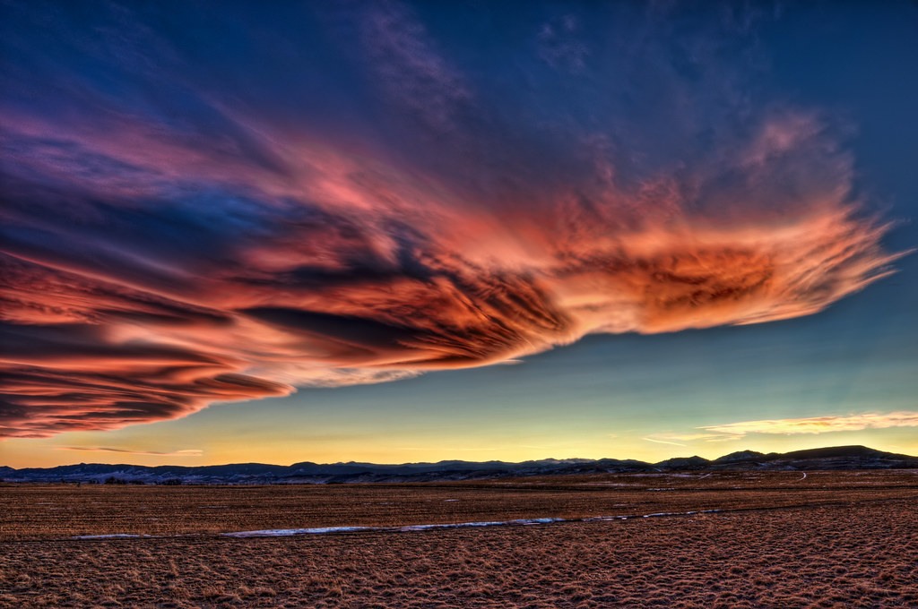 Folded Fire in the Sky by Fort Photo