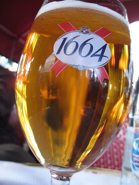 Beer on  Ave des Champs-élysées.