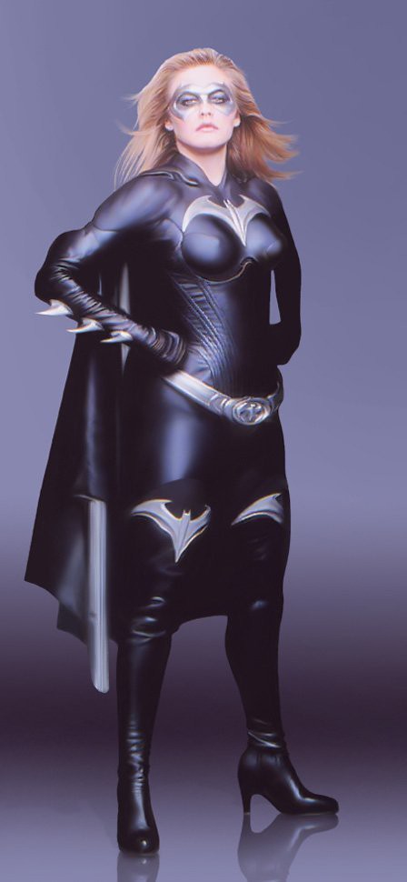 Details about   Batgirl Alicia Silverstone Rare 1/6 Unpainted Statue Figure Model Resin Kit 