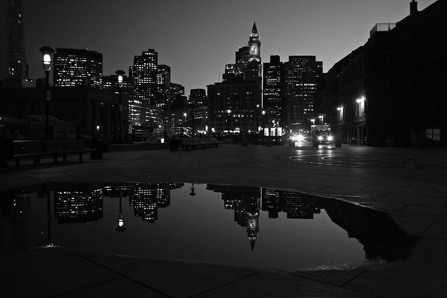 city reflection