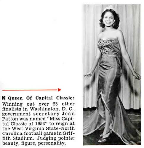 Jean Patton Crowned Miss Capital Classic of 1953 - Jet Magazine, November 19, 1953