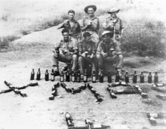 Christmas drinks at the front, New Guinea