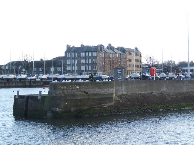 Musselburgh harbour and Zen Cyclist