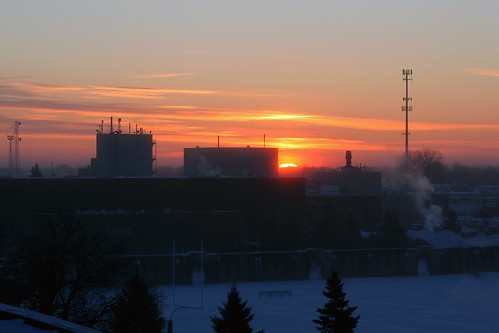 winter cold sunrise und northdakota icefog grandforks universityofnorthdakota