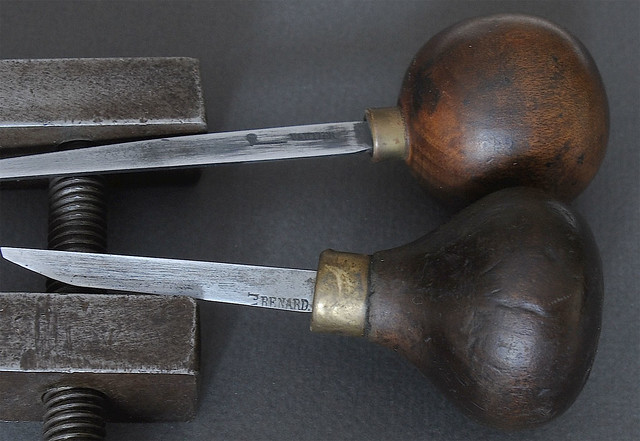 Antique engraving tools
