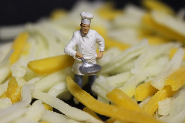 To Make a Cheese Omelette, Chef Pierre Started with Shredded Cheese