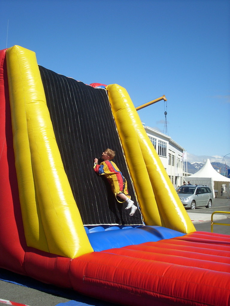 Velcro Wall, Down at the harbor during Seafarers Day they…