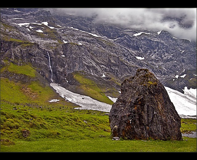 Under The Big Eiger mountain. Switzerland -The Jungfrau Region . June 9,2008