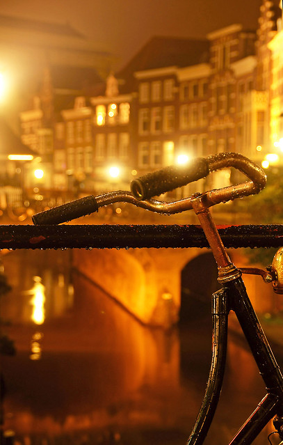 Bike @ night - Oude Gracht - Utrecht