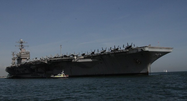USS Theodore Roosevelt (CVN-71) (known affectionately as the Big Stick or TR)