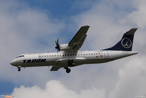 ATR 72-500 Tarom (ROT) F-WWER - MSN 867 - Named Ialomita - Will be YR-ATI | by Luccio.errera
