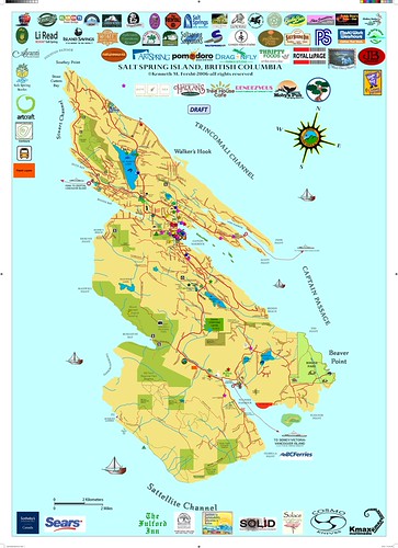 Salt Spring Map Map of Salt Spring Island, BC | This is the map of Saltsprin… | Flickr