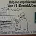 Dominick's anti-incineration poster